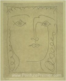 Tête d'une fille