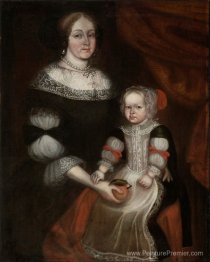 Mme Richard Patteshall (Martha Woody) et l'enfant