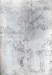 Crucifixion avec de nombreux chiffres