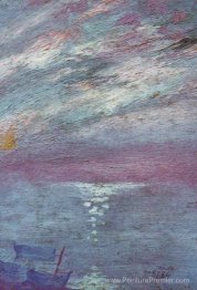 Moonlight au-dessus de la baie à, cadaques