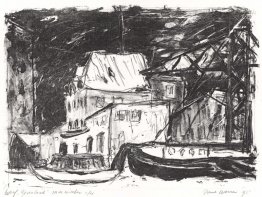 Old Shipyard Groenland en hiver, Amsterdam City