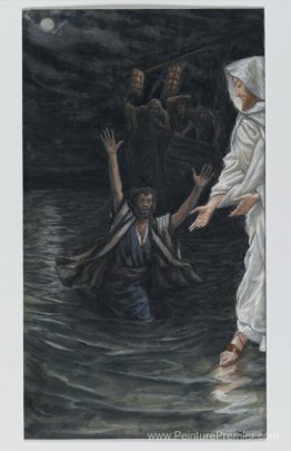 Saint Peter marche sur la mer (Saint Pierre Marche sur la mer)