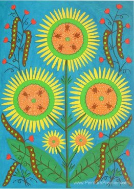 Chers amis, je te donne le soleil et mon art ensoleillé