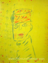 Une casquette rouge