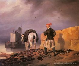 Un pêcheur qui se déroule