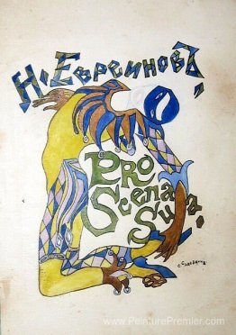 Draft pour une couverture de livre - Nikolai Evreinov "Pro Scéna