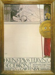 Affiche pour la première exposition d'art du mouvement d'art de