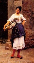 Vendeur de fleurs vénitiennes
