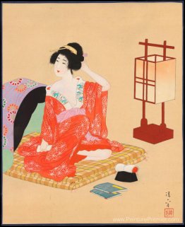 Bijin préparant le sommeil
