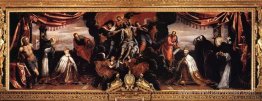Le Christ mort adoré par Doges Pietro Lando et Marcantonio Trevi