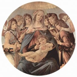 La vierge adorant l'enfant