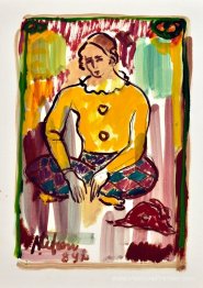 Le repos de la harlequin