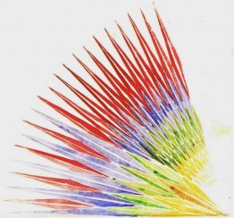 Étude pour l'interpénétration irisée