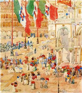 La Piazza de St. Marks, Venise