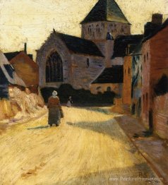 Femme dans une rue