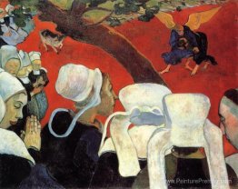 La vision après le sermon (Jacob lutte avec l'ange)