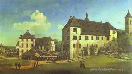 Cour du château à Königstein du sud