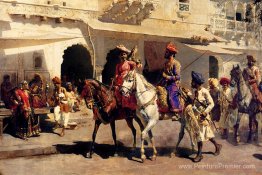 Parter pour la chasse à Gwalior