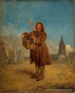 Savoyard avec une marmotte