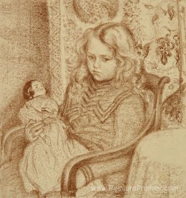 Fille avec poupée