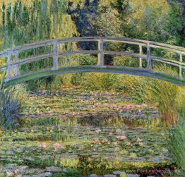 Le pont japonais (l'étang à lyins à eau)