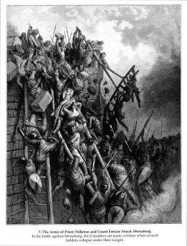L'armée du prêtre Volkmar et du comte Emocio attaquent Merseburg