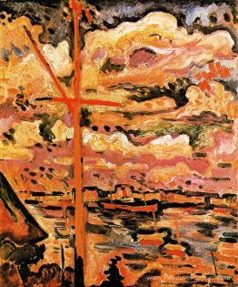 Le port d'Anvers: le mât