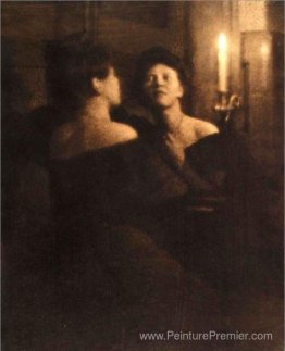 Femme à un miroir