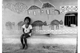 Un enfant à Santiniketan, Birbhum, Bengale occidental