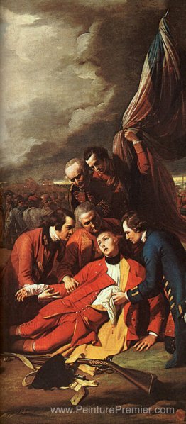 La mort du général Wolfe (détail)