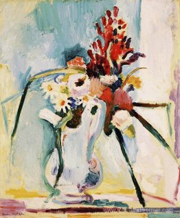 Fleurs dans un pichet