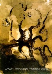 Octopus avec les initiales V.H.