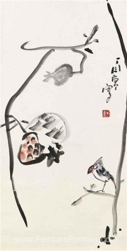 Oiseau et grenade