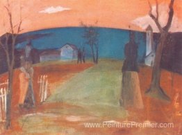 Paysage au crépuscule