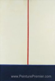 Komposition Blau-Rot Weiss auf