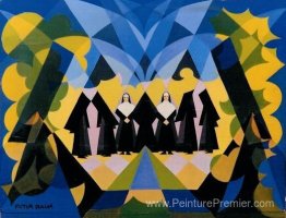 Religieuses et paysage