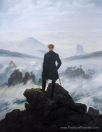 Le vagabond au-dessus de la mer du brouillard