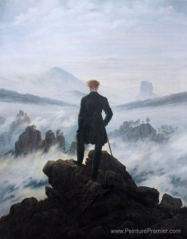 Le vagabond au-dessus de la mer du brouillard