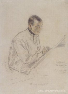 Portrait de D.S. Stelletsky au travail