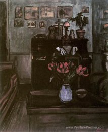 Crépuscule dans une pièce intime