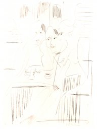 Trois femmes dans un café