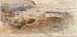 Le Coliseum et l'arc de Constantin du palatin, Rome 1839