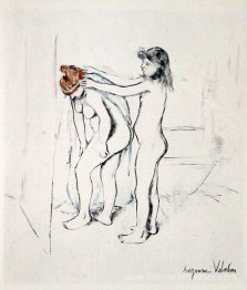 Mère et fille après le bain II