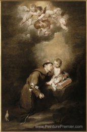 Saint Anthony de Padoue et le nourrisson Jésus