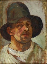 Autoportrait avec chapeau