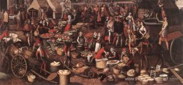 Scène de marché