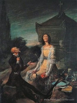 Satire de suicide de l'amour