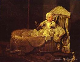 Gerard Anne Edwards dans son berceau