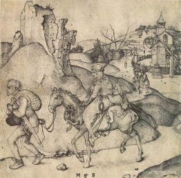 Famille paysanne qui va sur le marché