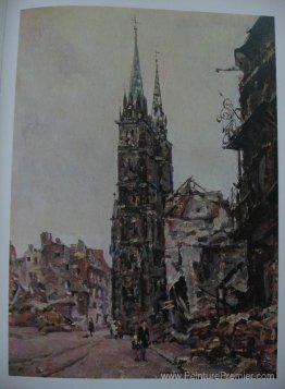 Nuremberg. Cathédrale de Saint-Lorenz.